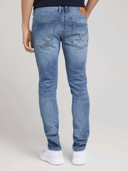 Tom Tailor Skinny Culver Jeans mit Bio-Baumwolle Jeans used light stone blue denim (Herren)