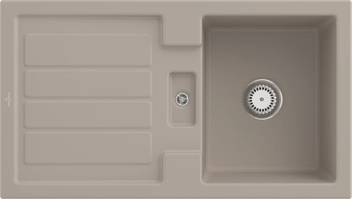 Villeroy & Boch Flavia 50 Einbau Becken reversibel almond