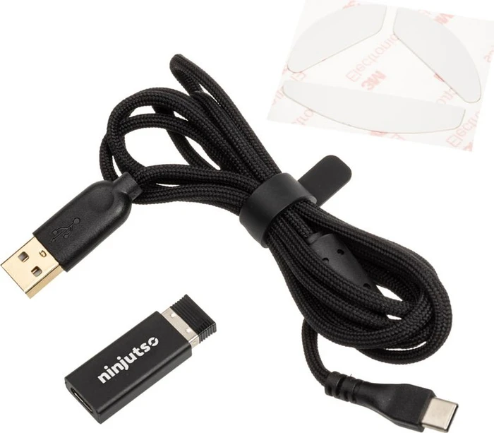 Ninjutso Origin One X Wireless Gaming Maus, schwarz, USB