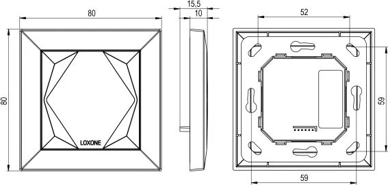 Loxone Touch for Nano anthrazit