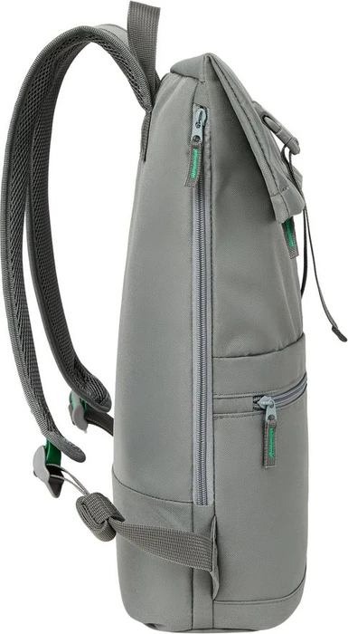 RivaCase Gremio 5567 Eco 15L Rolltop Rucksack, grau