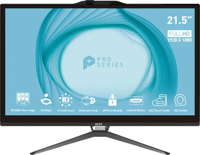 MSI PRO AP222T 13M-436XEU, schwarz, Core i3-13100, 8GB RAM, 512GB SSD