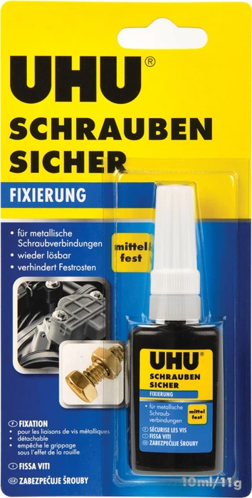 UHU Schraubensicher Fixierung mittelfest Schraubensicherung, 11g