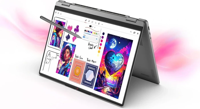 Lenovo Yoga 7i 2-in-1 16IPH11 Aura Edition, Luna Grey, Core Ultra 7 355, 16GB RAM, 1TB SSD, DE