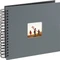 Hama Spiralalbum Fine Art 28x24 / 50 schwarze Seiten grau Vorschaubild