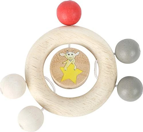 Legler Small Foot Baby Greifring Ludwig mit Perlen