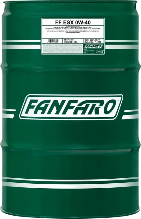 Fanfaro ESX 0W-40 60l