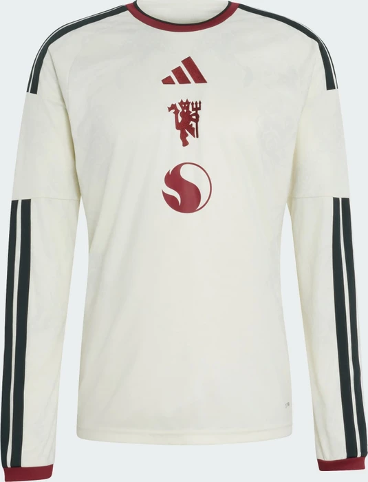 adidas Manchester United 2026/2027 Ausweichtrikot langarm ivory (Herren)