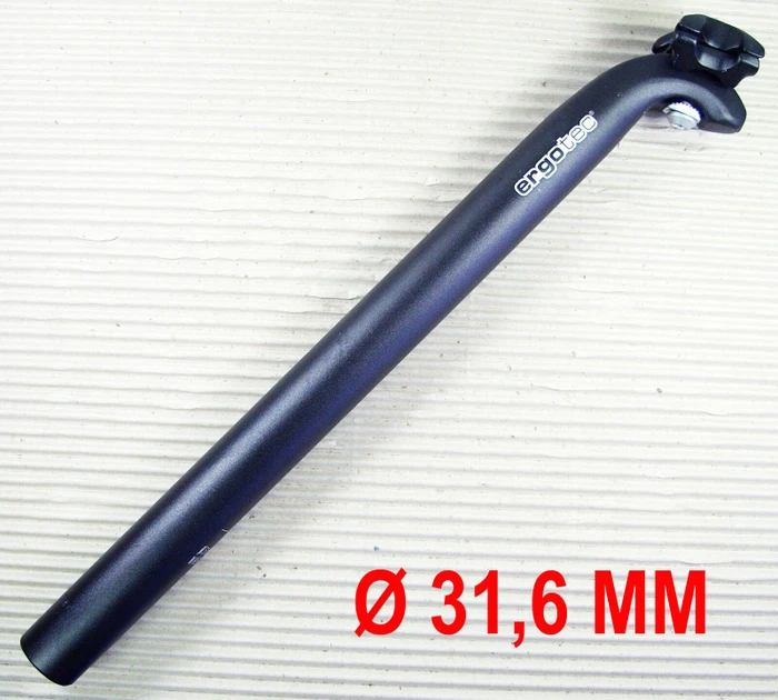 Ergotec Hook 31.6mm/400mm Sattelstütze schwarz