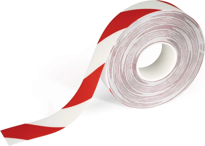 Durable Duraline Strong weiß/rot, Klebeband/Bodenmarkierung, 50mm/30m, 1 Stück