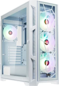 Raijintek Ponos Ultra White TG4, weiß, Glasfenster