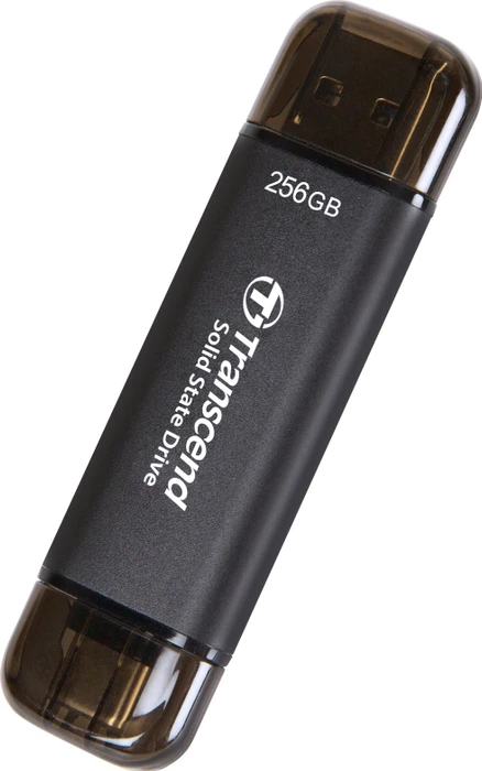 Transcend ESD310C 256GB Black, USB-A + USB-C, USB 3.2 Gen 2×1