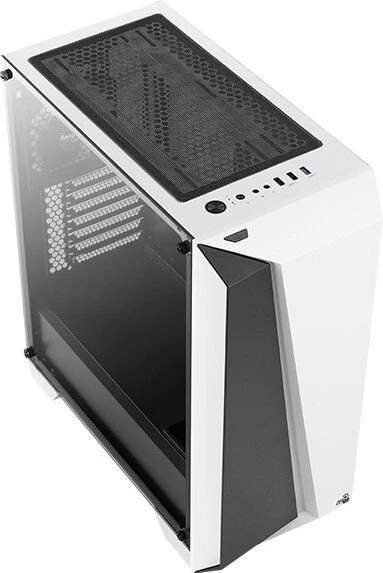 AeroCool Cylon Pro, weiß, Glasfenster