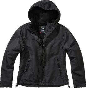 Brandit Windbreaker Frontzip Jacke schwarz (Damen)