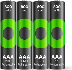 GP Batteries ReCyko Pro Micro AAA NiMH 800mAh, 4er-Pack