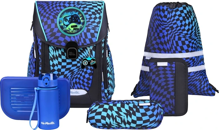 McNeill Primo Gamer Schultaschen-Set, 9-tlg.