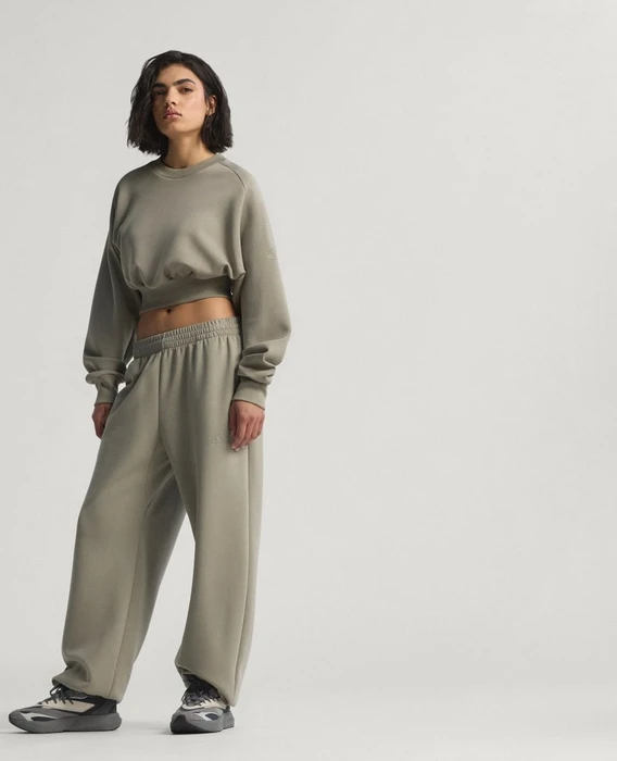 adidas Weiches Lux Loose Sweatshirt silver pebble (Damen)