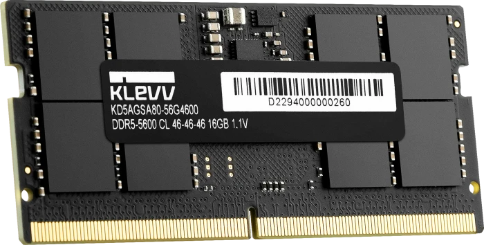 Klevv SO-DIMM 16GB, DDR5-5600, CL46-46-46-90, bulk