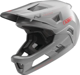ABUS Youdrop Fullface-Kinderhelm ti silver