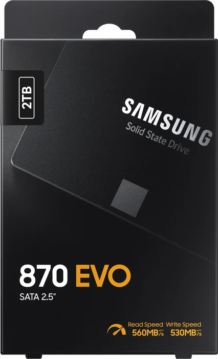 Samsung SSD 870 EVO 2TB, 2.5" / SATA 6Gb/s