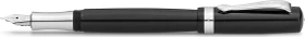 Kaweco Student schwarz/silber, rechte Hand, mittel