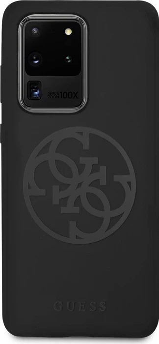 Guess Hard Cover Silicone 4G für Samsung Galaxy S20 Ultra schwarz