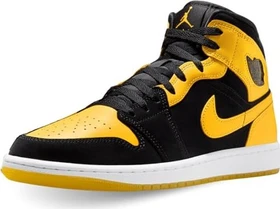 Nike Air Jordan 1 Mid SE black/white/varsity maize (Herren)