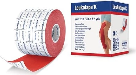 BSN medical Leukotape K rot, 5cm x 5m, 1 Stück
