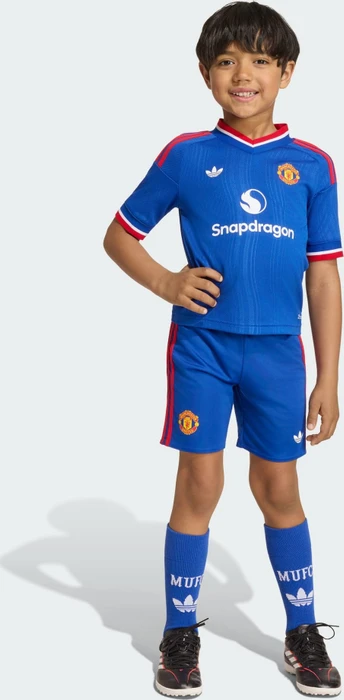 adidas Manchester United 2026/2027 Auswärtsausrüstung royal blue (Junior)