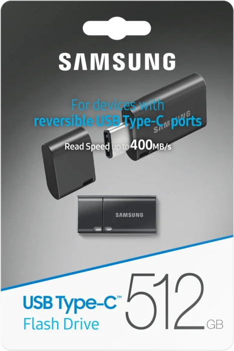 Samsung USB Flash Drive Type-C 512GB grau, USB-C, USB 3.2 Gen 1×1