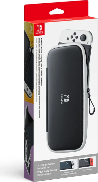 Nintendo Switch OLED Schutzfolie & Tasche (Switch)
