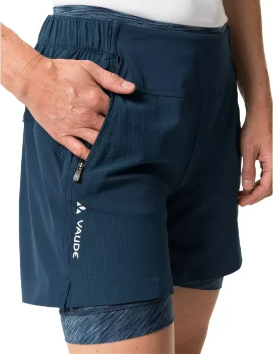Vaude Altissimi Fahrradhose kurz dark sea uni (Damen)