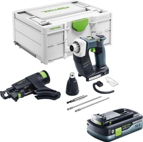 Festool DWC 18-4500- Basic 4.0 Basic Akku-Trockenbauschrauber inkl. Systainer + Akku 4.0Ah