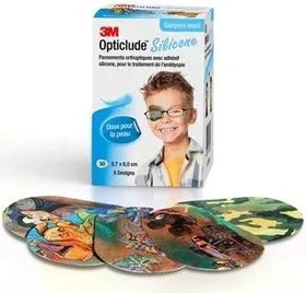 3M Opticlude Silicone Boys maxi,    50 Stück