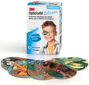 3M Opticlude Silicone Boys maxi, 50 Stück