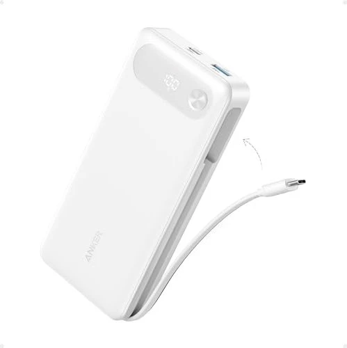 Anker Powerbank (20K, 87W, integriertes USB-C Kabel)