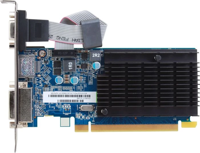 Sapphire Radeon HD 5450, 1GB DDR3, VGA, DVI, DP, lite retail