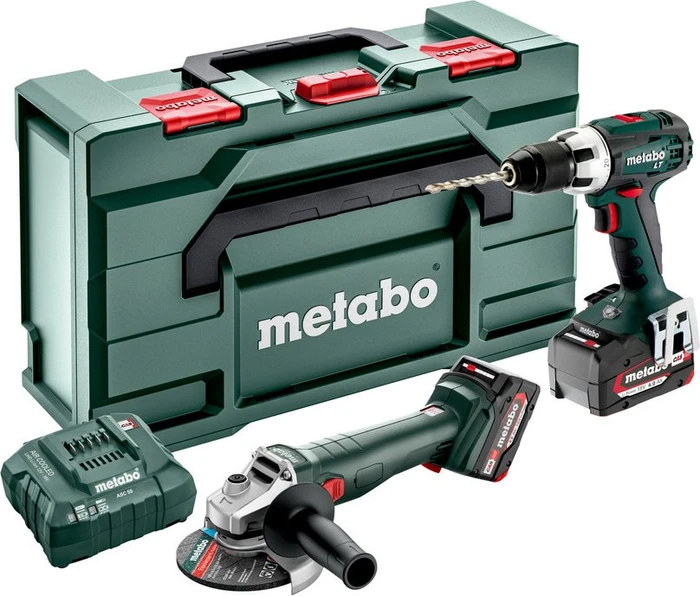Metabo Combo Set 2.4.1 18V Akku-Maschinenset inkl. Koffer + 2 Akkus 4.0Ah