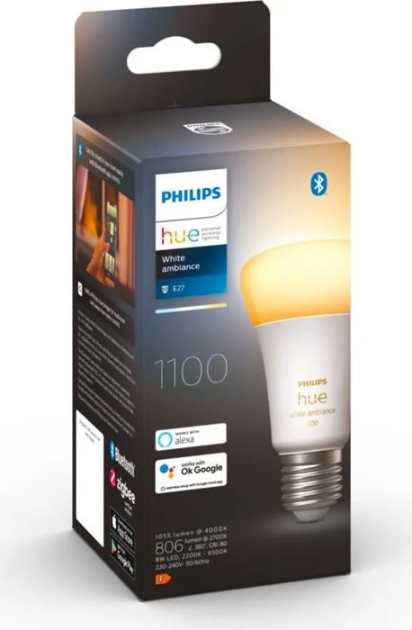 Philips Hue White Ambiance 1100 LED-Bulb E27 8W