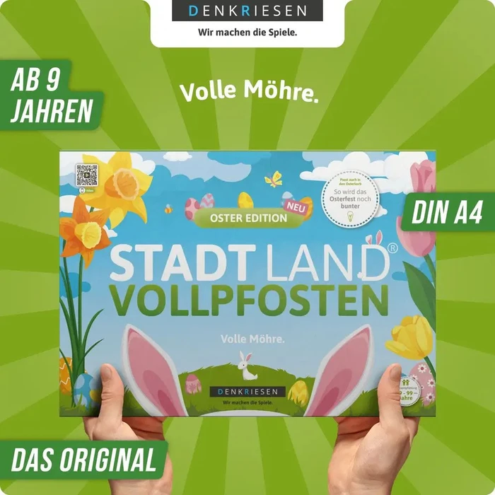 Stadt Land Vollpfosten - Oster Edition - Volle Möhre