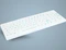 Contour Design Active Key kompakte Hygiene-Tastatur mit Nummernblock, weiß, LEDs grün, wischdesinfizierbar, USB, DE Vorschaubild