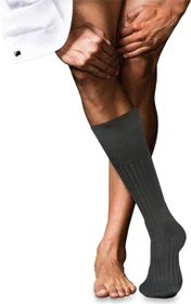 Falke No. 13 Finest Piuma Cotton Socken anthracite mel. (Herren)