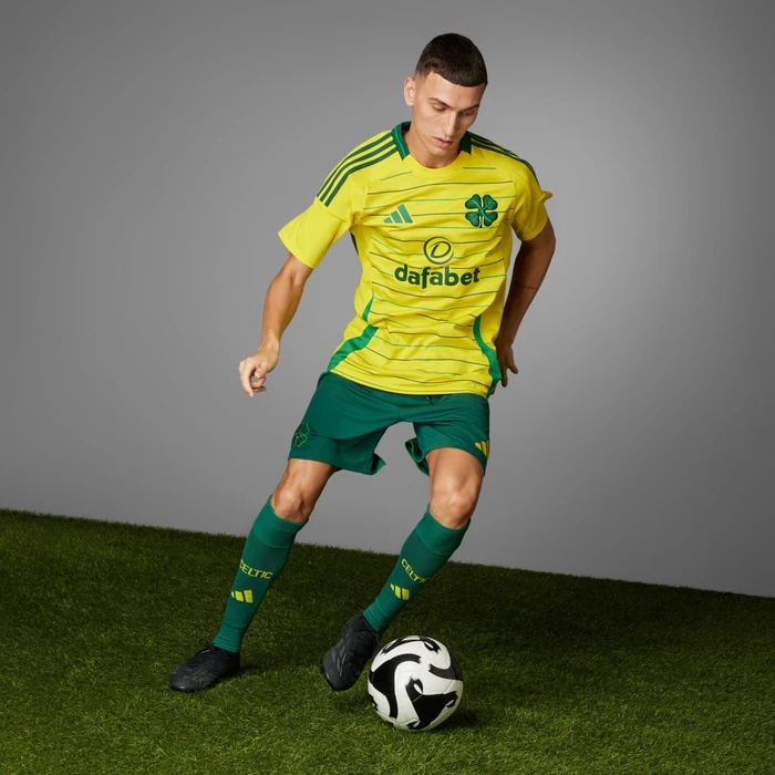 adidas Celtic FC 2024/2025 Auswärtstrikot team yellow (Herren)