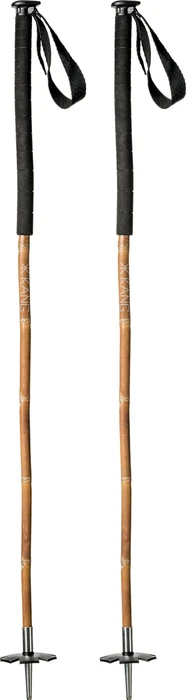 Kang Bamboo Freeride Skistock schwarz