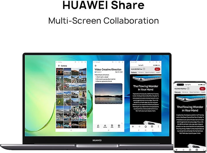 Huawei MateBook D 15 (2020) MateBook D 15 (2020), Space Grey, Core i3-10110U, 8GB RAM, 256GB SSD, DE