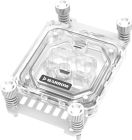 Barrow AMD AM4/AM5 CPU Waterblock weiß, Nickel, Acryl