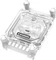 Barrow AMD AM4/AM5 CPU Waterblock weiß, Nickel, Acryl Vorschaubild