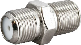 Schwaiger F-Doppelbuchse silber