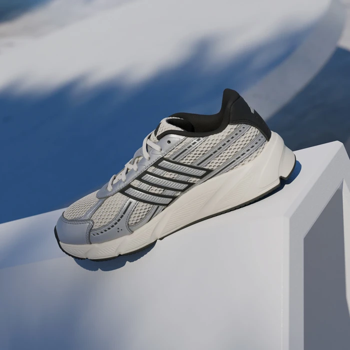 adidas Technochaos 2000 chalk white/silver metallic/core black (Damen) (HQ7289) – Bild 6