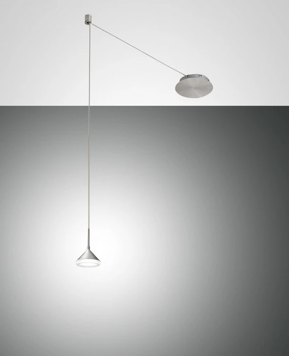 Fabas Luce Isabella Pendelleuchte alu satiniert